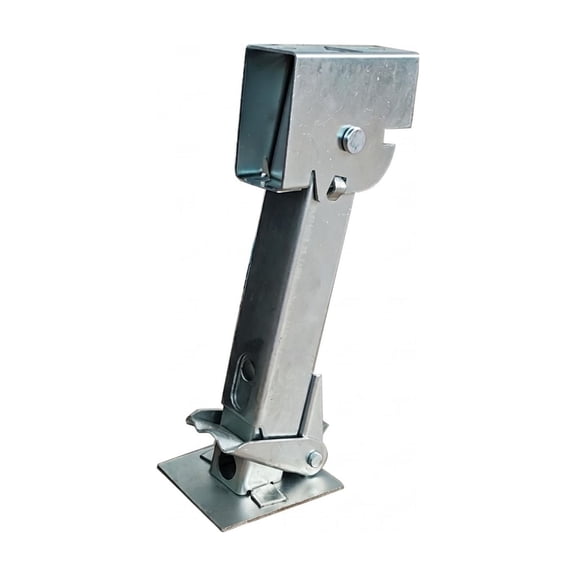 LeeQinersw 1 Galvanized RV Trailer Stabilizer Jack Manual Crank Support Leg 450kg Load Capacity for Camping Yacht Support