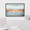 thumbnail image 4 of wall26 Framed Canvas Print Wall Art Pastel Blue Orange Paint Landscape Abstract Shapes Illustrations Minimal Decorative Contemporary Multicolor for Living Room, Bedroom, Office - 16"x24" Bl, 4 of 7