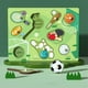 thumbnail image 1 of Rompecabezas Montessori, rompecabezas, bloques de aprendizaje de tablero de construcción preescolar Pelota Deportiva perfke Rompecabezas, 1 of 9