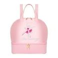 thumbnail image 5 of Kuntesetty Ballet Dance Backpack Comfortable Cute Storage Bag for Dancing Sports Travel Pink, 5 of 9