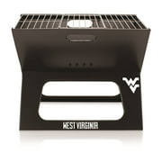 West Virginia Team Sports Mountaineers Portable Folding Charcoal BBQ Grill