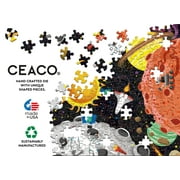 Ceaco Kids Deluxe 100 Piece Outer Space Adventure Glow (Arrolynn Weiderhold) Interlocking Jigsaw Puzzle