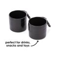thumbnail image 6 of Diono Car Seat Cup Holders for Radian, Everett and Rainier Car Seats Perfect for Drinks, Snacks and Toys, Pack of 2, Black, 6 of 11