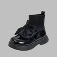 thumbnail image 6 of ZACPNCV Toddler Girls Boots with Patches Non Slip Soft Sole Cotton Snow Boots for Boys Girls Black, 6 of 9
