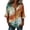 Light Green08, variant on Stralyhd 3/4 Length Sleeve Womens Tops 2026 Summer Business V Neck Henley Blouses Vacation Button Down Tops Office Tie Dye Shirts Blue S