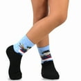thumbnail image 5 of TeeHee Christmas Kids Cotton Fun Crew Socks 3-Pair Pack (3-5 Years, Snowman Penguin Bear), 5 of 8