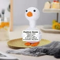 thumbnail image 6 of Mini Goose Toy Handmade Crochet Animal for Graduation Birthday Friendship Present Positive Message Desk, 6 of 6