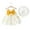 Yellow, variant on YTDSCS Toddler Baby Girls Summer Sleeveless Dress for Infant Cotton Straps Princess Dress 0-4 T Girls Printed Beach Dress Sundress （send Hat )