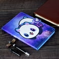 thumbnail image 4 of Allytech Cover for Samsung Galaxy Tab A 8.0 2019 Case (NO S Pen Version) SM-T290 T295 T297 Tablet Cover, Cute Panda Slim Light Folio Sleeve with Pencil Holder Card Pocket Shockproof Stand Case,Panda, 4 of 7