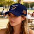 thumbnail image 4 of WKSCLPAI USA 250th Anniversary Hat - God Bless American Flag & Eagle Printed Baseball Cap, 2026 USA 250th Celebration Patriotic Hat for Men & Women, 4 of 9