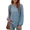 Blue, variant on Fantaslook Blouses for Women Crewneck Long Sleeve Tops Chiffon Pom Pom Shirts Fall Casual