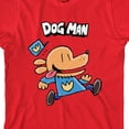 thumbnail image 7 of Dog Man Running Youth Red Crew Neck Short Sleeve T-shirt-Medium, 7 of 7