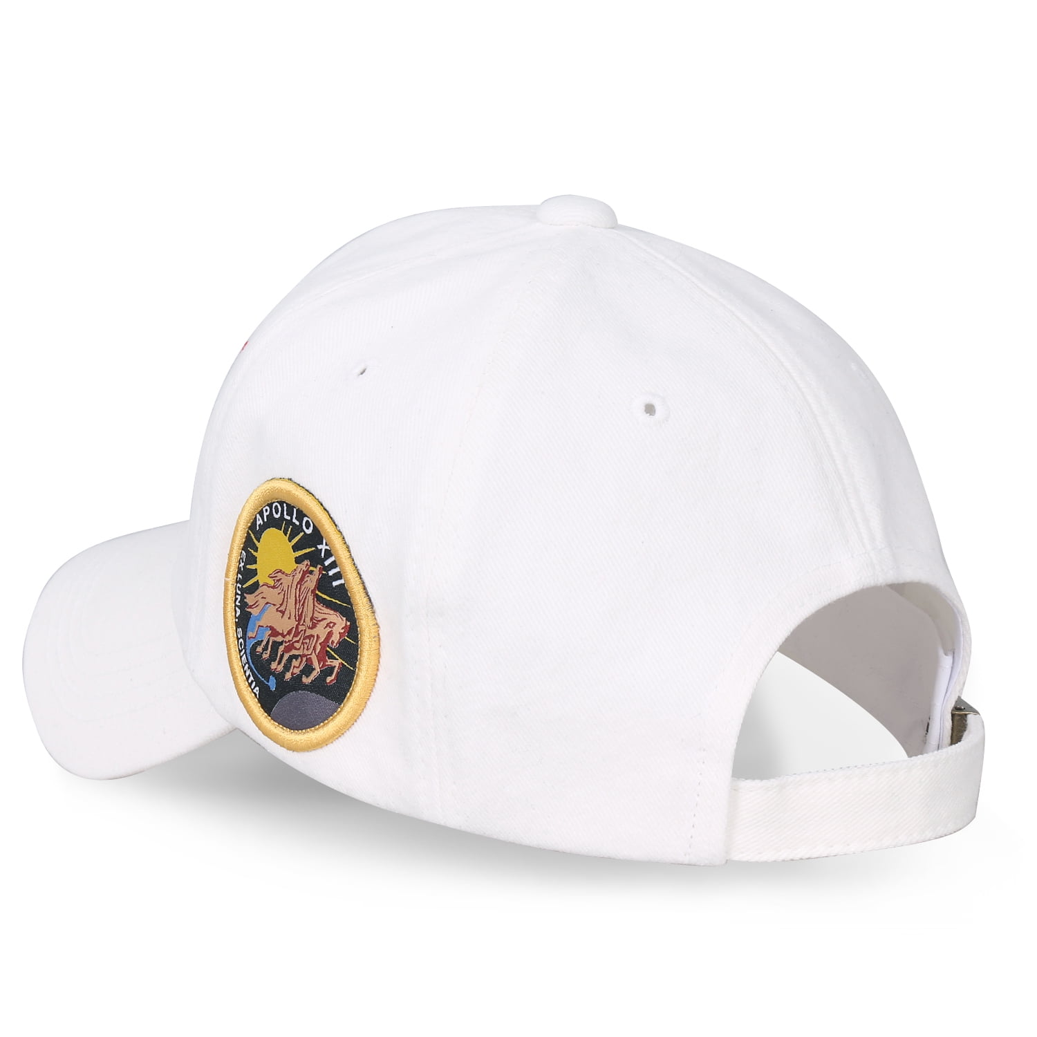 ililily NASA Meatball Logo Embroidery Baseball Cap Apollo 1 Patch Trucker Hat