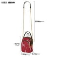 thumbnail image 3 of DIXRUYEE Cross Body Shoulder Handbags Bags Fashion Scarlet Reindeer Frosted Grace Pattern, 3 of 7