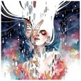 thumbnail image 2 of Cuadros Decorativos 5D DIY diamante pintura mariposa mujer Rhinestone Kit completo redondo pared arte Tmvgtek embutido en tela, 2 of 9