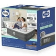 thumbnail image 2 of Tritech Queen Air Mattress with 31" Headboard and Built-In AC Pump, 18" Airbed with Carry Bag, 2 of 6