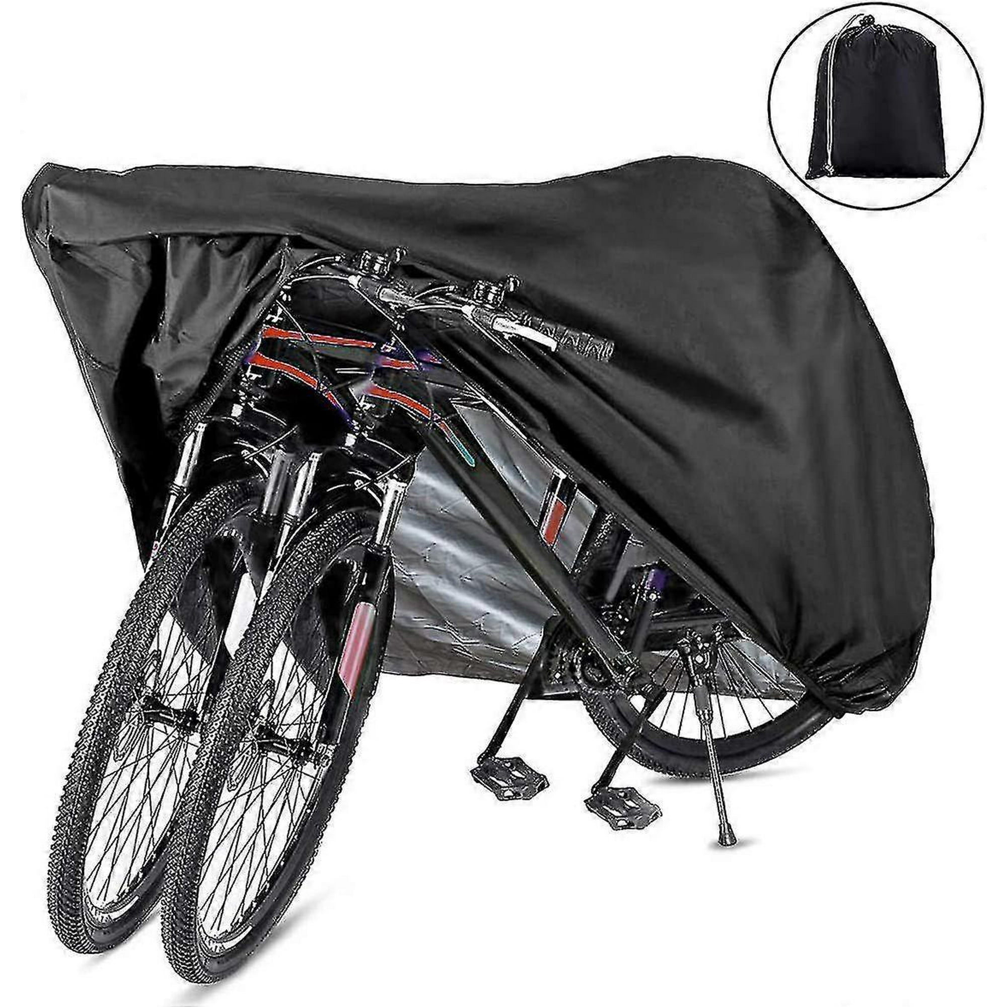 Bike Cover For 2 Or 3 Bikes Outdoor Waterproof Bicycle Covers Rain Sun Uv Dust Wind Proof With Lock Hole For Mountain Road Electric Bike Heavy Duty Bi Walmart