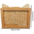 thumbnail image 2 of Fall Decor Indoor Box With Counter Furniture Quality Counter Wooden Saving Jar Wooden Handicrafts Display, 2 of 7