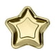 thumbnail image 1 of Platos desechables Inteprter de papel en forma de estrella 20 piezas color oro, 1 of 6