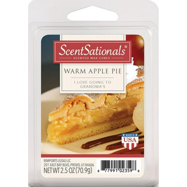 Scentsationals 2 5 Oz Warm Apple Pie Scented Wax Melts 1 Pack Walmart Com Walmart Com