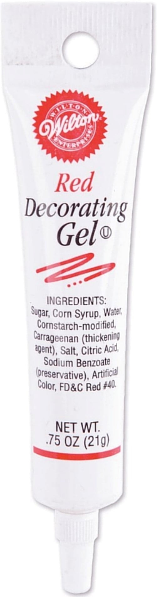 Wilton Decorating Gel, Red 0.75 oz (Pack of 2)