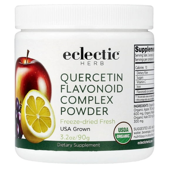 Eclectic Herb Freeze Dried Fresh, Quercetin Flavonoid Complex, 3.2 oz (90 g)