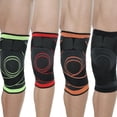thumbnail image 4 of Outdoor Sports Knitted Knee Pads Basketball Running Straps Nylon Sports Knee Compression Pads Q2T0, 4 of 9