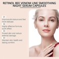 thumbnail image 3 of Retinol & Bee Venom Capsules Cream Fine Line Smoothing Night Serum Capsules, Anti-Aging Wrinkle Hydrating Repairing Glowing Brightening Skin, 3 of 5