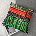 thumbnail image 7 of Lil Sis Of The Birthday Boy Garbage Trucks Dump Great Day Throw Pillow, 7 of 7