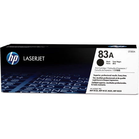 83A Toner Cartridge | Works LaserJet Pro M201, MFP M125, M127, M225 Series CF283A...