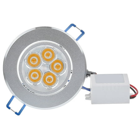 

5*1W LED Ceiling Light Recessed Dimmable Spotlight Downlight Cool White 100-140V