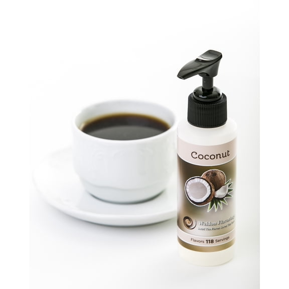 Weldon Flavorings, Coconut Unsweetened Coffee Flavoring (Includes Pump)