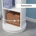 thumbnail image 5 of Evideco French Home Goods Rotating Bathroom Storage Cabinet Miami Contemporary 360-Degree Swivel Full-Length Mirror 6 Shelves 1-Pack 66.1 in, 5 of 8