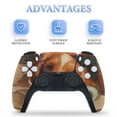 thumbnail image 4 of Skin Sticker for PS5 Slim Standard PS5 Pro Disc Digital Edition Console and Controllers Decals for Playstation 5 (Cute Dog In Teacup,PS5 Slim Disc Edition), 4 of 5