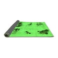 thumbnail image 2 of Ahgly Company Indoor Rectangle Abstract Green Modern Area Rugs, 3' x 5', 2 of 4