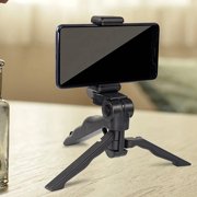 BYXAS Portable Phone Tripod Stand with Phone Mount Action Camera Adapter 360° Ball Head,Flexible Mini Phone Tripod, Portable with Universal Clip, Compatible with Cellphones, Sports Cameras