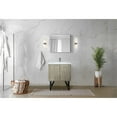 thumbnail image 2 of Lexora Home Lancy 30" Single Quartz Top Bathroom Vanity with Chrome Faucet, 2 of 14