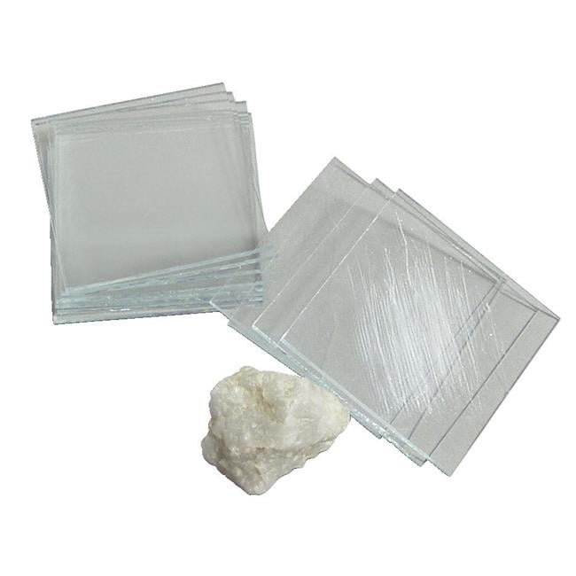 2 x 2 in. Thin Glass Plates