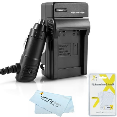 Battery Charger Kit For Canon PowerShot SX280 HS SX500 IS SX510 HS SX520 HS, SX170 IS, S120, SX610 HS, SX710 HS, SX530 HS, SX540 HS Camera Includes Ac/Dc Charger For canon NB-6L Battery +