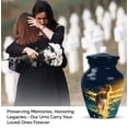 thumbnail image 4 of Cat Small Cremation Urns For Adult Human Ashes 3 Inch - Burial Urns For Human Ashes Adult Female Keepsake Remains - Blue Mini Urn For Women & Men - Miniature Urn For Mother And Father, 4 of 7