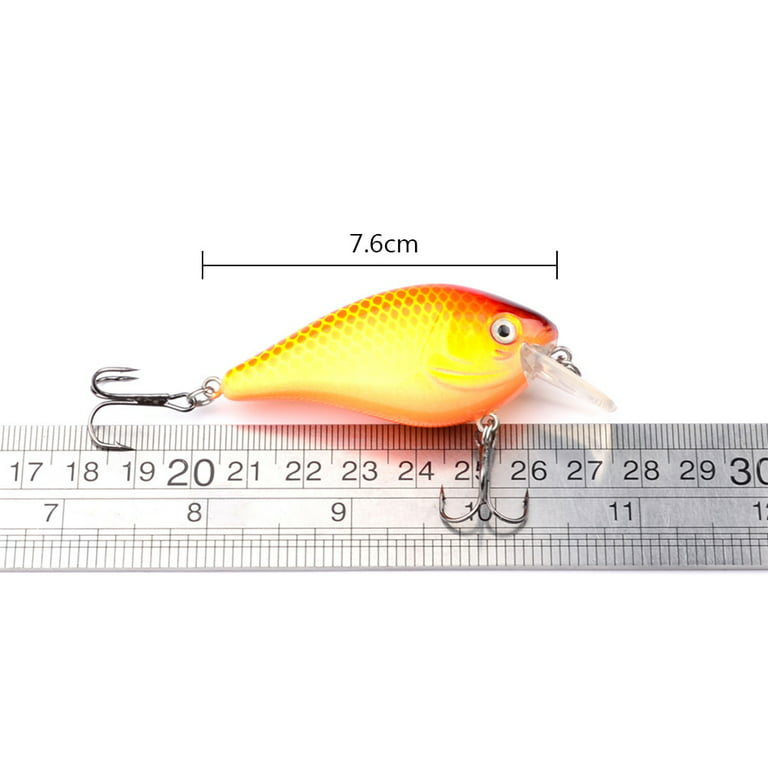 Proberos 7.6cm 12.7g Fishing Artificial Lifelike Hard Lure Bait Fish Tackle Fishing Lure
