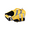 Yellow, variant on Kuoser Dog Life Jacket with Reflective Stripes, Adjustable Dog Life Vest, Yellow, XL