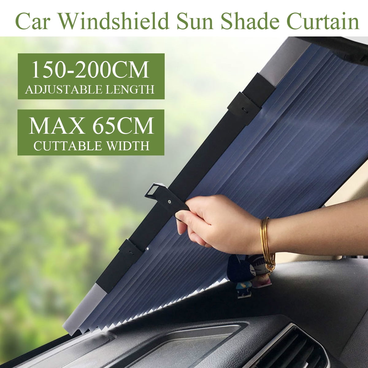 Jumbo Car Windshield Sun Shade Foldable Truck Window Visor UV Block Screen Eyes 