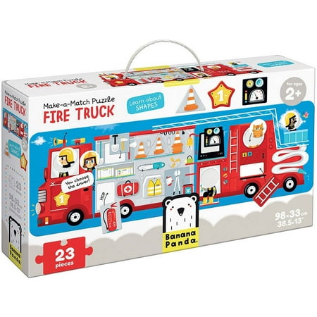 UPC: 5902983490449 | Banana Panda Make-A-Match Fire Truck Puzzle