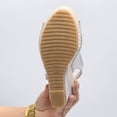 thumbnail image 6 of Eltusu Women Espadrilles Wedge Sandals, No Slip Adjustable Dress Open Toe Platform Shoes 43 Size 9.5, 6 of 8