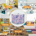 thumbnail image 5 of Foldable Fabric Storage Bin Home Cubes Clothing Organizer Bins Large Collapsible Box Basket for Home Organizer Pale Pink Marine Creatures, 5 of 7