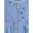 thumbnail image 2 of Secret Treasures Women's and Women's Plus Traditional Short Sleeve Zip Front Duster Robe, 2 of 6