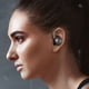 thumbnail image 4 of Auriculares inalámbricos compatibles con Bluetooth V5.0, música recargable, auriculares con sonido 3D, IPX5, auriculares portátiles impermeables para llamadas, rosa 2 piezas Inevent EL005159-01B, 4 of 7