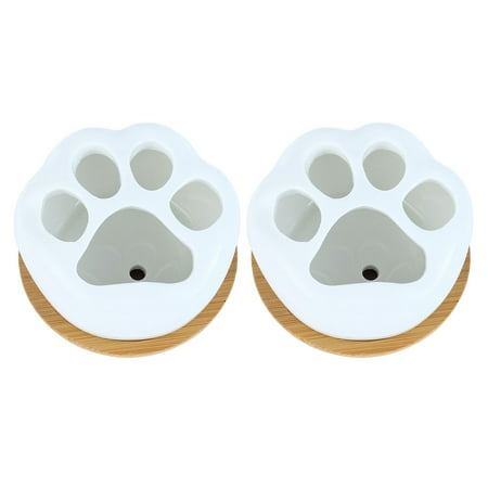 

2 Sets of Cat Paw Design Flowerpot Desktop Flowerpot Home Office Flowerpot