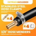 thumbnail image 7 of Self-Sinking 3/8" Aeration Hose 100ft with Clamps & Copper Menders for Easy Installation, Pond Diffused System, 7 of 7